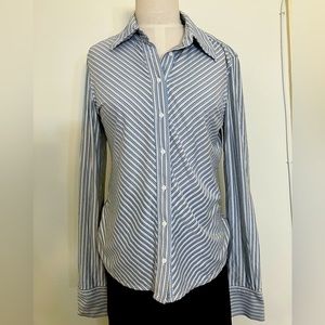 Express women’s stretchy blouse size large.
